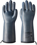 COOLJOB Heat Resistant Oven Gloves, Waterproof Liquid Silicone BBQ Grilling by COOLJOB