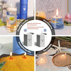 Osmanthus Scented Pumpkin Pearled Candle 18oz Luxury Sand Candle Granulated Wax - Image 5