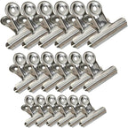 18 Pack Stainless Steel Chip Bag Clips Heavy Duty Food Bags Clamp Clips by Jxystore