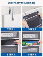 JARLINK Over The Door Organizer, 5 Shelf Door Hanging Organizer - Image 7
