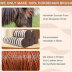 100% Horsehair Upholstery Brush - Image 2