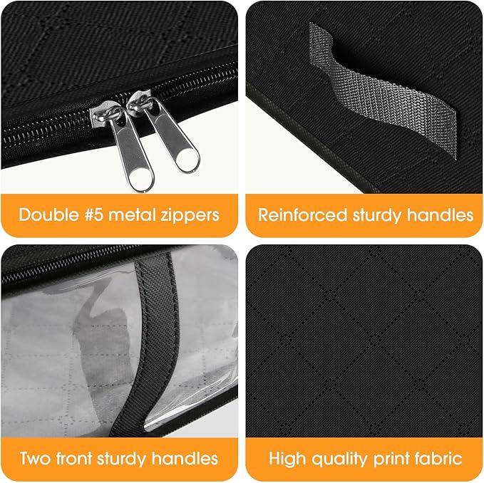 StorageRight Under Bed Storage Bins, Breathable Organizer - Image 2