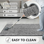 REFETONE Indoor Doormat, Front Door Mat 36"x59" Absorbent Rubber Backing Non - Image 6