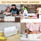 1Pack Acrylic Countertop Paper Towel Holder, Paper Towel Dispenser - Image 7