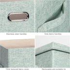 Large 17" 36 Quart Collapsible Stackable Storage Bins - Image 7