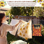 Maple Leaf Clothespin Storage Hanger Bags Beer Laundry Clothespin Bag, - Image 6