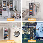 2 Packs Hanging Closet Organizer, 4-Shelf Closet Organizers and Storage - Image 6
