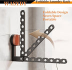 Wall Mounted Clothes Drying Rack, Laundry Dryer Hanger - Image 7