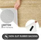 REFETONE Indoor Doormat, Front Door Mat 20"x32" Absorbent Rubber Backing Non - Image 5
