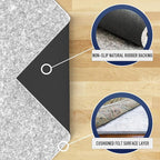 RUGPADUSA - Dual Surface - 3'10" x 5'10" - 1/4" Thick - Felt + Rubber - - Image 3