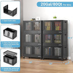 BROVIEW 600Qt Stackable Storage Bins - Image 2