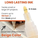 Grout Pen Light Beige – Tile Grout Colorant & Sealer Pen - Image 2