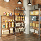 Auslar 5-Shelf Storage Shelves Heavy Duty 5 Tiers Standing Large Shelving Units - Image 4