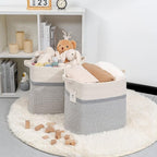 Storage Baskets for Clothes Fabric Cotton Rope Storage Basket - Image 4