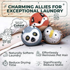 No More Dryer Sheets! Reusable Wool Dryer Balls XL 6-Pack - Image 2
