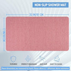 Non-Slip Bathtub Mat, Anti Slip Shower Mat, Fast Drying Bathtub Mats, Foot - Image 2