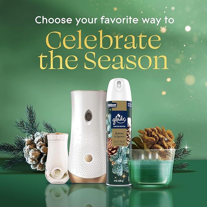 Glade PlugIns Refills Air Freshener, Balsam & Spruce, Scented and Essential Oils - Image 7