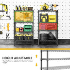 1000 lbs 4 Tier Shelf Metal Storage Shelves Wire Rack Closet Organizers - Image 7