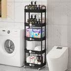 Laiensia Storage Cart, Mobile Shelving Unit Cart - Image 5