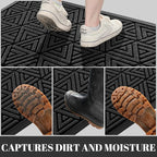 Yimobra Outdoor Mats for Front Door 29.5x17, All-Weather Waterproof Non-Slip - Image 3