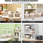 Small Storage Baskets for Organizing, Organizer Baskets for Shelves, Small - Image 5