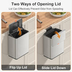 Mbillion Kitchen Compost Bin Hanging Trash Can - Image 3