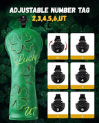 Golf Headcovers Golf Club Head Covers Four Leaf Clover Good Luck Charm - Image 6