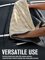 Fantasticlean Extra Large Car Drying Towel- 36‘’ by 24'' -Premium Microfiber - Image 3