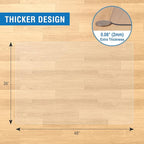 Clear Chair Mat, Floor Protector Desk Mat - Image 2