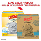 Glad ForceFlex Tall Kitchen Trash Bags, 13 Gallon, Fresh Clean - Image 2