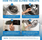 Clyrio Washing Machine Cleaner, 1-Year Supply of Washing Machine Cleaning - Image 6