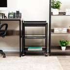 Mind Reader Cart with Covered Compartment, Office Organizer - Image 6