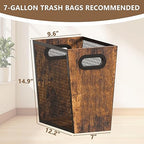 Piskyet Rustic Office Trash Can - Image 2