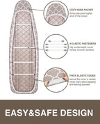 Extra Wide Ironing Board Cover and Pad, 18X49 Reflective Silicone Ironing Board - Image 5
