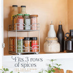 Pull Out Cabinet Organizer for Spices, Cans - Image 2