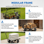 Yesker Steel Garden Carts - Image 5