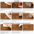 Wood Filler Sticks, 20 Colors Furniture Repair Kit, Wax Crayons - Image 5