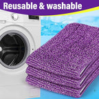 15 inch Mop Pads Refills, 6 Pack Microfiber Reusable Replacement Mop Pads Flat - Image 5