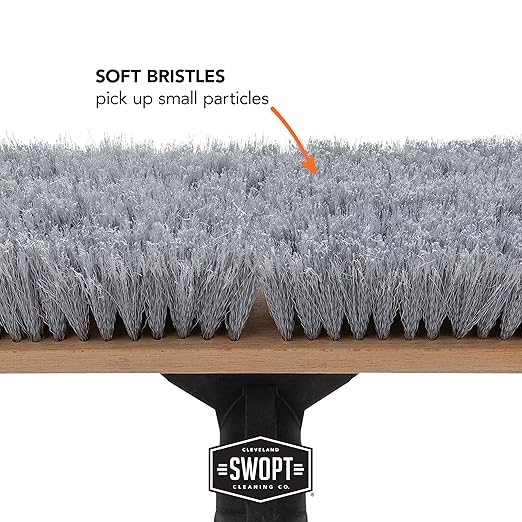 SWOPT 24” Premium Multi-Surface Push Broom Head — Cleaning Head Interchangeable - Image 8