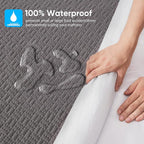 Hanherry 100% Waterproof Mattress Protector Twin Size - Image 3