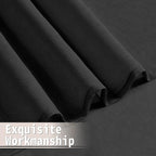 Tollpiz Sheer Door Curtains Closet Linen Textured Curtains Sheer Doorway Light - Image 8