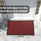 Yimobra Extra Large Door Mat Outside Entrance 60x32, Waterproof Heavy Duty - Image 2