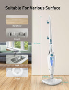 12-in-1 Steam Mop, Fast 15-Sec Heat-Up, 1500W Detachable Handheld Steam Cleaner - Image 5