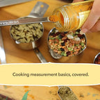 Measuring Cups and Spoons Set of 15, Stackable Cups, Long Handle - Image 5