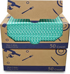 Heavy Duty Reusable Cleaning Cloths 100 Count Food Service Wipes Dishcloths - Image 2