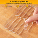 8pcs, Wall Bumpers, Furniture Bumpers, Door Stoppers, Silencing pad, Anti - Image 2