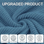 Blue Washcloths 6 Pack, Wash Cloths - Image 2