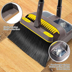 JEHONN Broom with Dustpan Combo Set, Long Handle Lightweight 180 Degree - Image 4