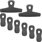COOK WITH COLOR Bag Clips, Heavy Duty Chip Clip and Refrigerator Magnet Clips by COOKWITHCOLOR