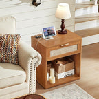 LEYAOYAO Rattan Nightstands Set of 2 - Image 7